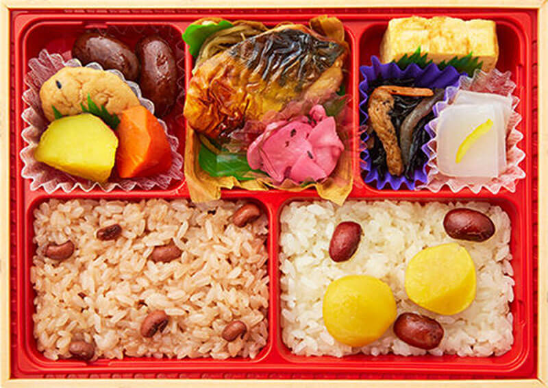 米八幕の内弁当（鯖味噌焼き）